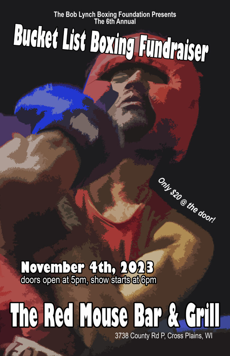 2023 Bucket List Boxing Poster
